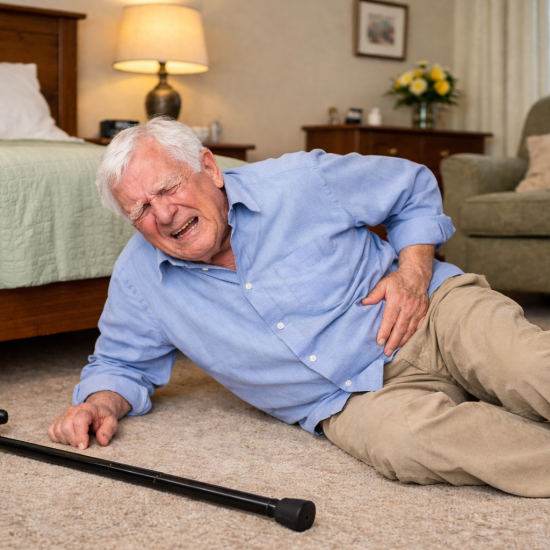 padovi kod starijih osoba – starija osoba pala u domu